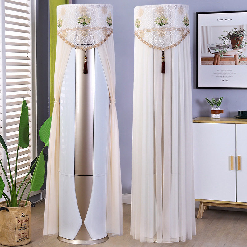 空调防尘罩子套立式柜机圆柱形客厅圆柱形盖布空调罩