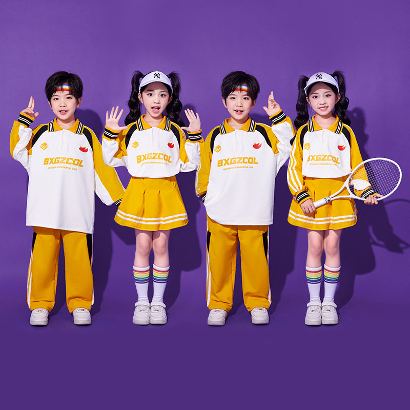 六一儿童啦啦队演出服幼儿园小学生运动会套装开幕式啦啦操表演服