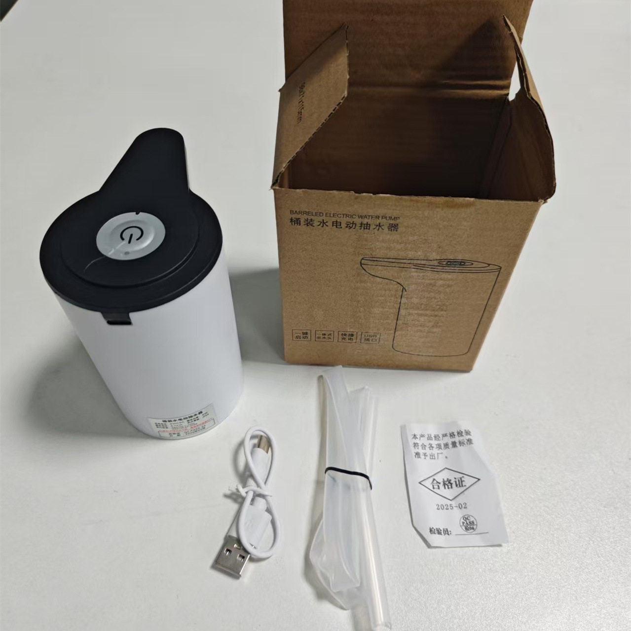 桶装水抽水器饮水机小型电动纯净水桶吸水器居家