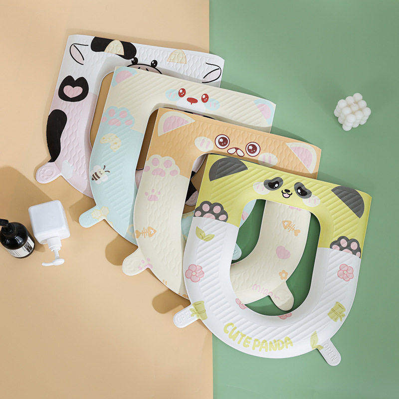 包邮四季马桶垫EVA加厚可水洗马桶圈坐垫粘贴式坐便垫耐脏家用