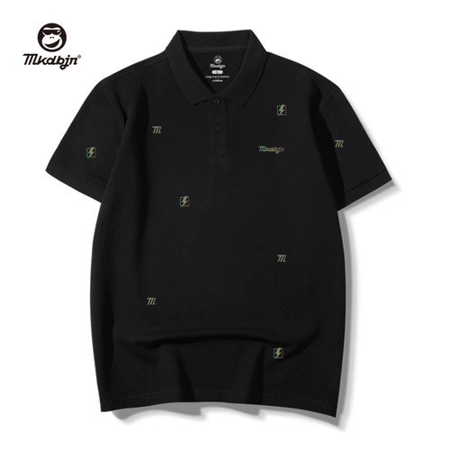 大码潮牌短袖纯棉夏季polo