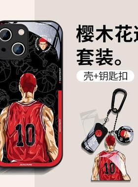 灌篮高手适用小米13ultra手机壳红米note12turabo新款k60玻璃k50至尊k40樱木花道小米11/10s/9男女civi2潮pro