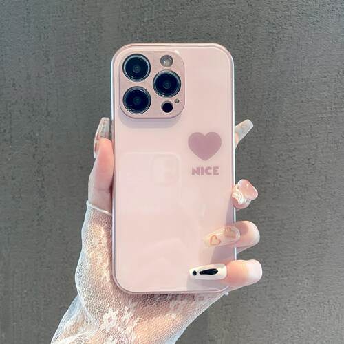 简约爱心适用荣耀90手机壳