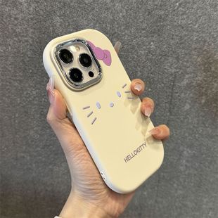 8plus闺蜜女se3 表情kt猫适用苹果15Promax手机壳iPhone14新款 xsmax网红7p 12卡通xr 2全包11promax防摔6p