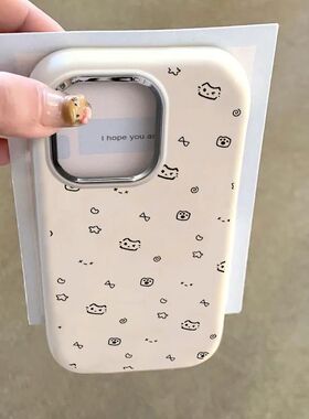猫爪星星猫适用苹果16Promax手机壳iPhone15新款13/12mini卡通xr/xsmax全包7p/8plus情侣女se3/2防摔11promax
