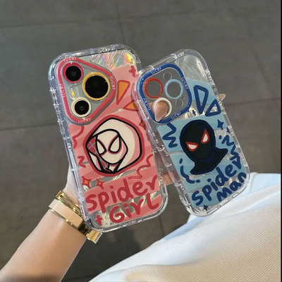 春日蓝蜘蛛侠适用苹果16手机壳