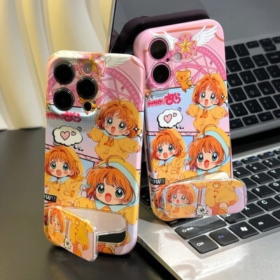 摩卡少女樱支架适用苹果16手机壳
