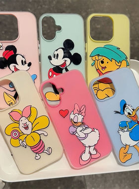 米奇卡通人物合集适用华为mate70手机壳nova13/12/11新款vivos20二合一果冻OPPOreno13荣耀300小米15pro防摔