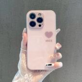 12玻璃k50至尊女note11pro 爱心NICE适用红米note12turbo手机壳小米civi3新款 k60简约小米13 全包k40防摔k30i