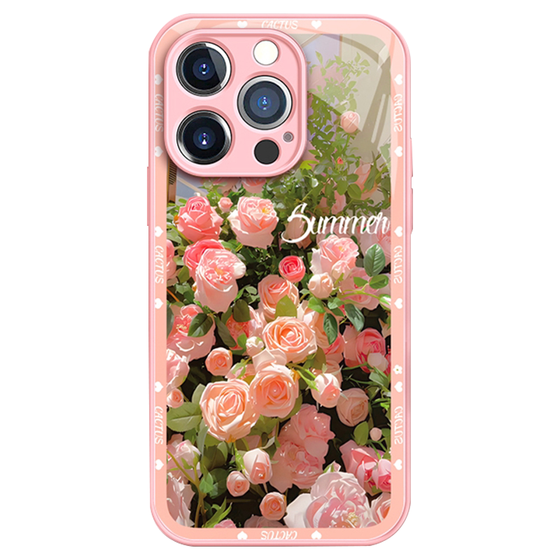 玫瑰花适用vivos16玻璃壳