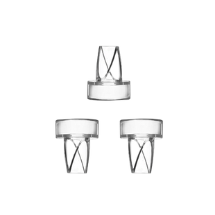 电动吸奶器配件连接器三通鸭嘴阀护盖上盖零件通用吸力硅胶部件