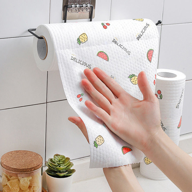 厨房专用纸巾懒人抹布干湿两用易清洗不沾油 抹布擦手巾百洁布,家庭/个人清洁工具,桌面清洁套装,淘宝优惠券,粉丝福利购,淘宝优惠卷