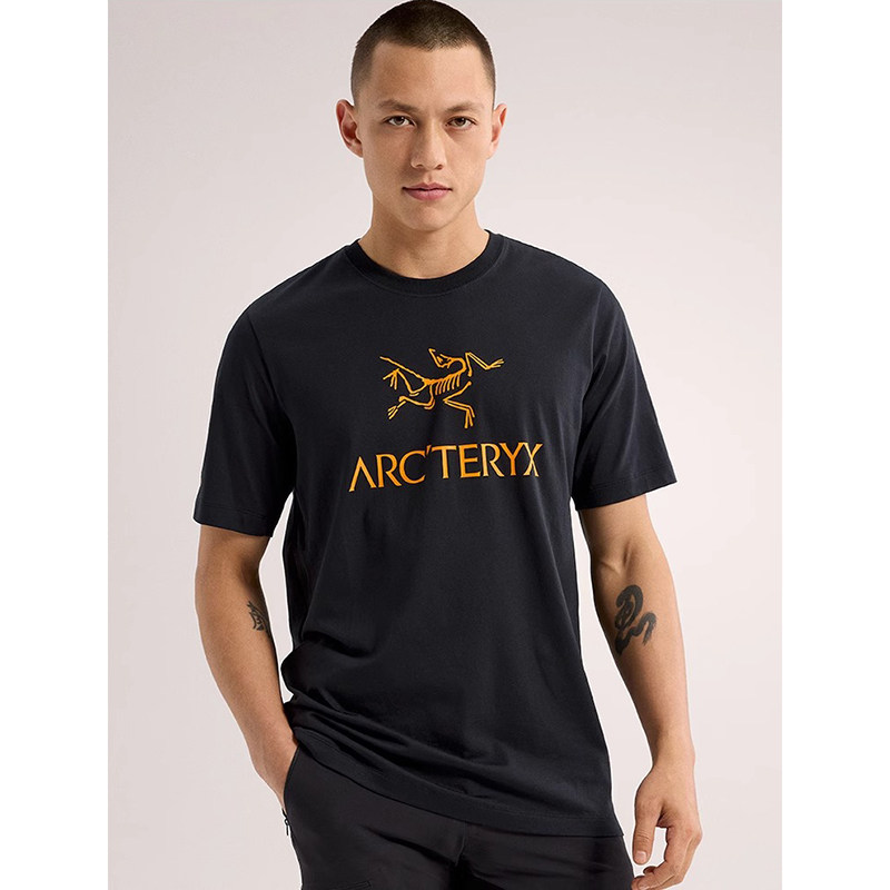 arcteryx 始祖鸟 arcword logo ss 透气 男子 棉质短袖t恤