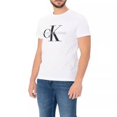 休闲圆领上衣打底衫 短袖 Calvin Klein T恤男士 凯文克莱 夏款