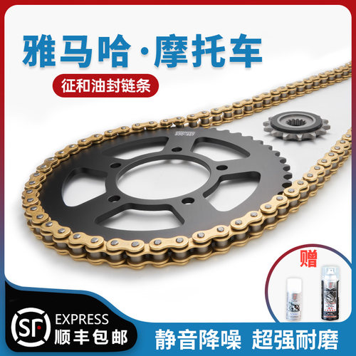 适用雅马哈R1摩托车R3 R6 R7 MT-03 07 09 10 XS900R征和油封链条