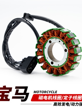 适用于宝马G310RR摩托车S1000XR F900GS M 850 800磁电机定子线圈
