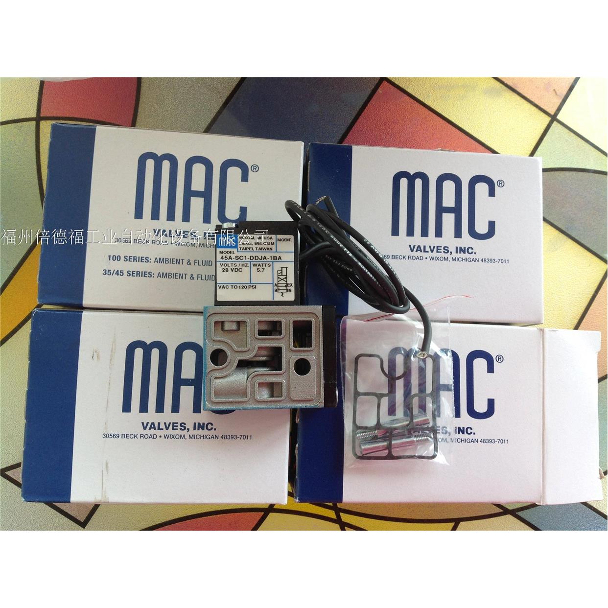 原装美国MAC电磁阀45A-SC1-DAAJ-1KA，正品包邮