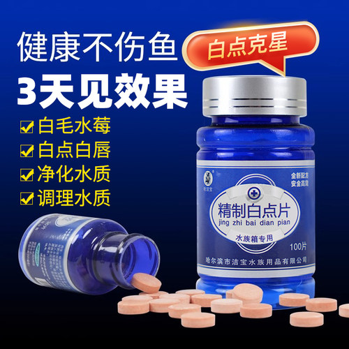 哈洁宝净化白点白毛观赏鱼专业