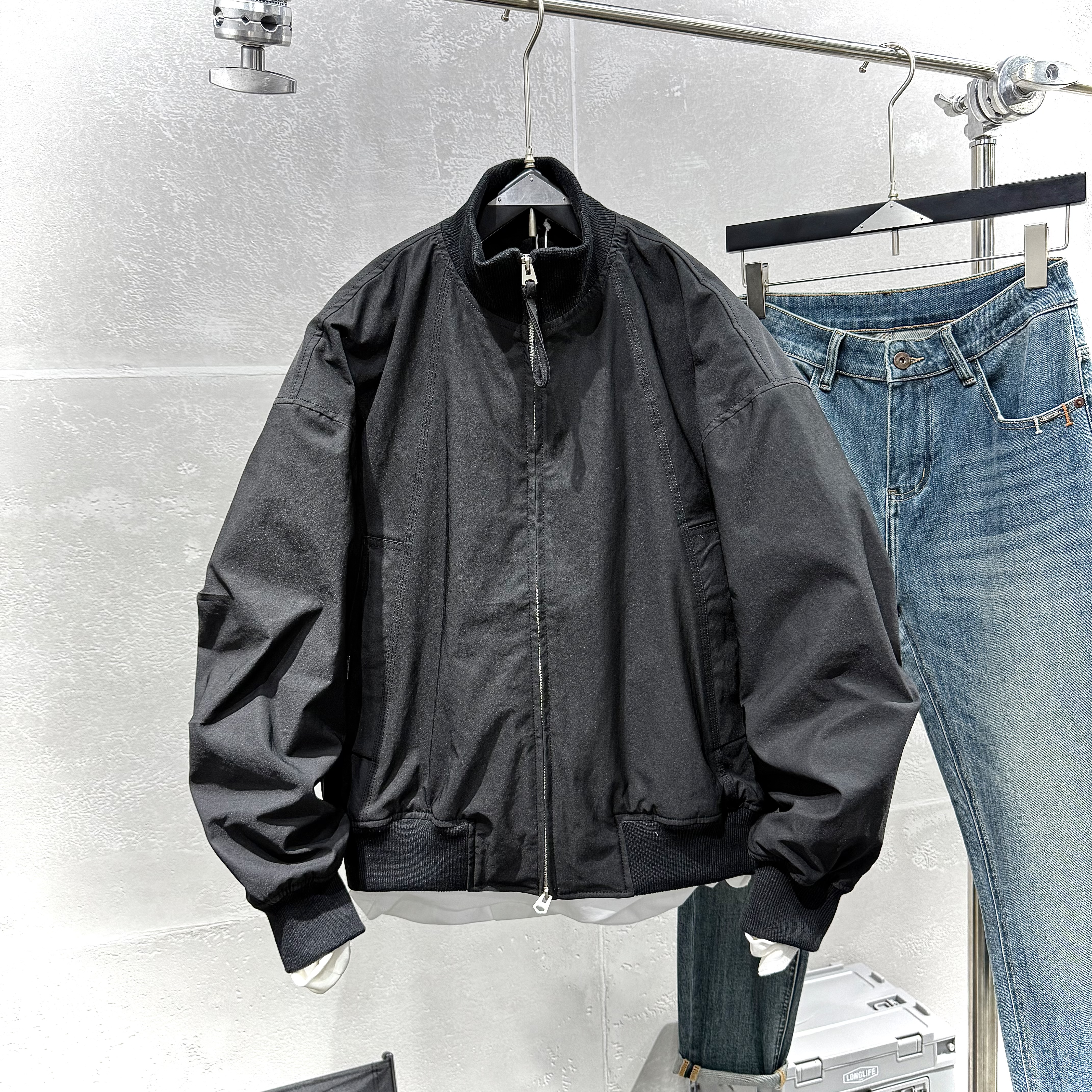 2025秋冬新款男士立领加绒棉服