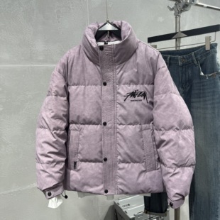 加厚保暖情侣款 男士 立领羽绒服潮流时尚 新款 痞帅宽松外穿上衣 冬季