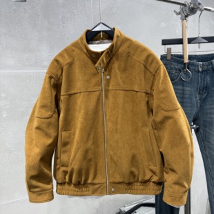 立领拉链夹克加绒青年潮流加厚保暖棉衣韩版 新款 百搭外套 冬季 男士