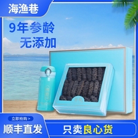 海渔巷淡干海参礼盒500g大连低播8-9年海渗辽刺参特价泡发后即食