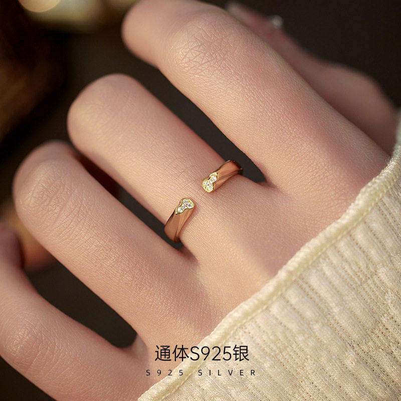 925纯银葫芦戒指女轻奢气