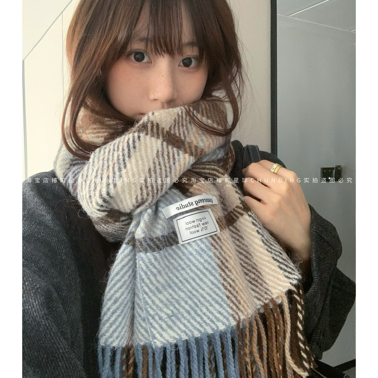 “椰椰奶咖”一条炒鸡温柔的围巾