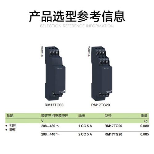 议价RM17TG20三相电源控制继电器全新原装现货