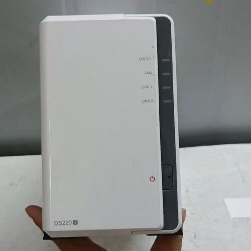 议价晖DS220j双位NAS网路储存伺服器 白色款 带电