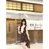 小香风假两件亮片连衣裙收腰法式 越韩小鱼 反转巴黎 富家千金短裙