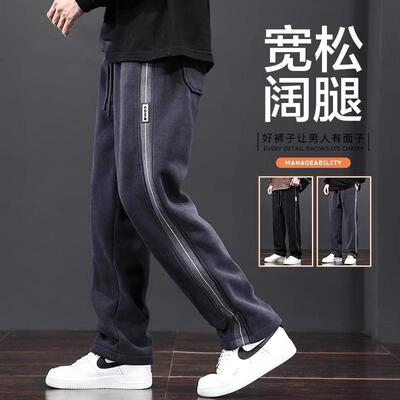灯芯绒裤男休闲卫裤男加绒直筒裤