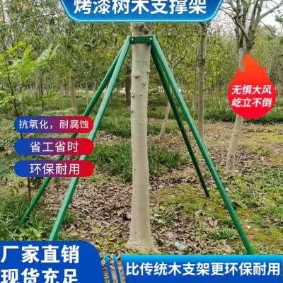 镀锌钢管树木支撑架大树防风固定支架园林绿化苗木树木支撑固定器