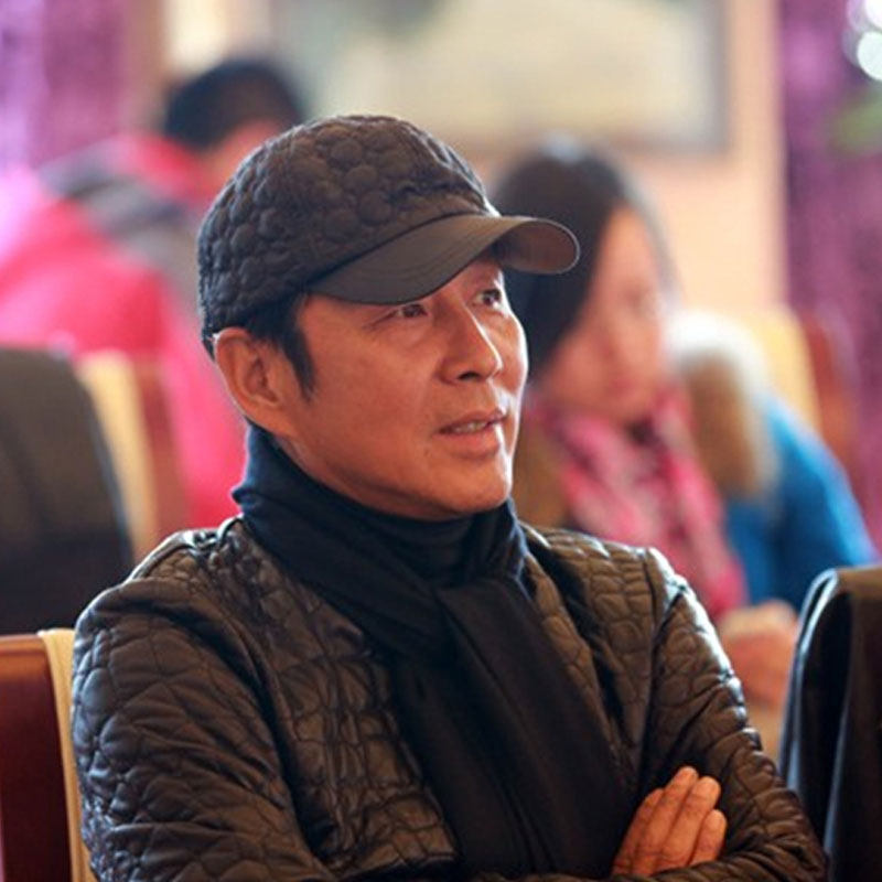 陈道明同款帽子高档真皮棒球帽男士羊皮帽棒球帽秋冬季中老年帽男