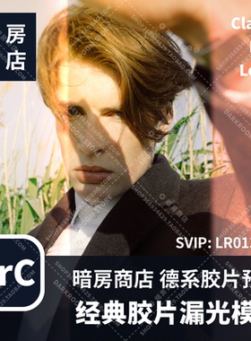 暗房商店 胶片漏光效果模拟预设 Classic Leaks LR/ACR Mac/Win