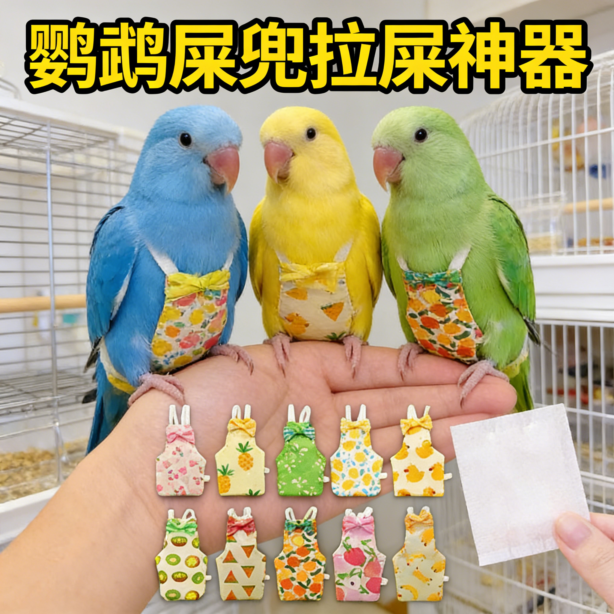 鹦鹉屎兜拉屎神器虎皮玄凤牡丹小太阳专用尿片便兜纸尿裤鸟尿不湿,宠物/宠物食品及用品,鸟禽服饰,淘宝优惠券,粉丝福利购,淘宝优惠卷