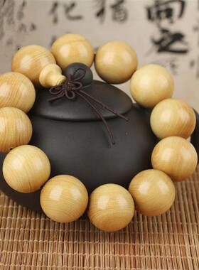 黄杨木手串佛珠男手链紫檀金丝楠木黄花梨沉香阴沉木金丝檀木手串