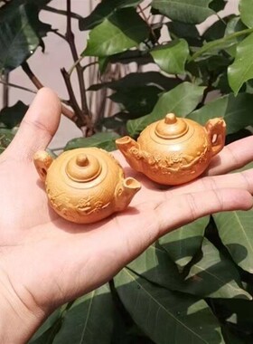 太行崖柏木雕手把件把把壶挂件喜上眉梢茶壶实木文玩茶宠工艺礼品