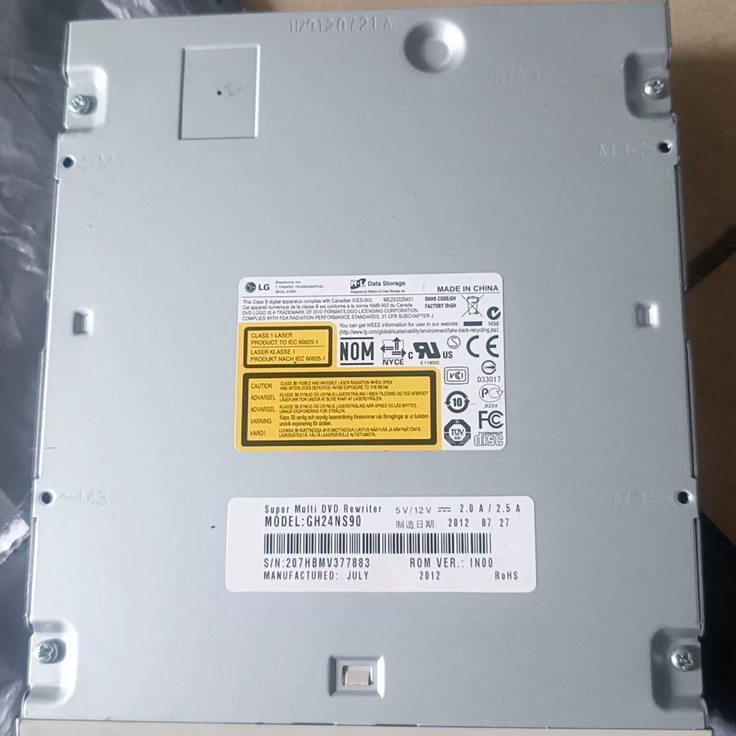 议价LG GH24NS90 光驱可维修