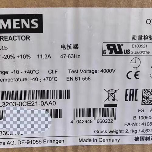 议价6SL3203-0CE21-0AA0 正品可维修