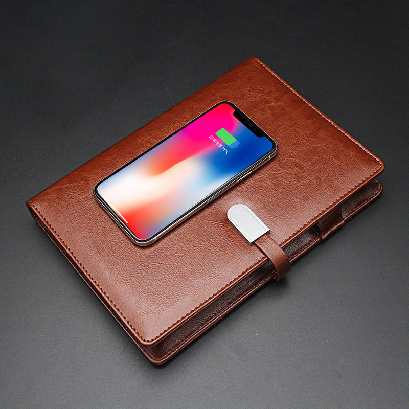 다기능 모바일 전원 공급 장치 무선 충전 U 디스크 메모장 사용자 정의 가능한 인쇄 가능한 로고 비즈니스 이벤트 연례 회의 선물 실용적인 사무용품 노트북 펜 세트 고객을 위한 선물 상자