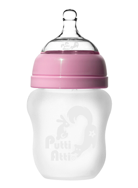 福帝爱迪PuttiAtti韩国进口新生儿宽口径硅胶仿真母乳防胀气奶瓶