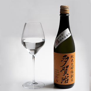 多贺治朝日纯米大吟酿生原酒无过滤日本清酒微气泡甘口果香雄町米