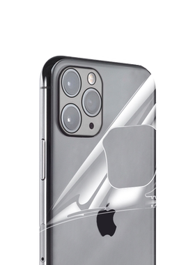适用苹果11背膜X透明后膜iphone11pro彩膜xr改色贴纸XsMAX边框11promax全包水凝膜8plus手机后贴膜7p保护膜6s