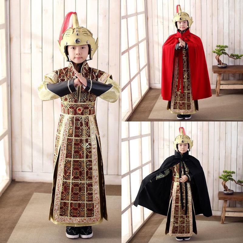 将军战服儿童古装汉服唐