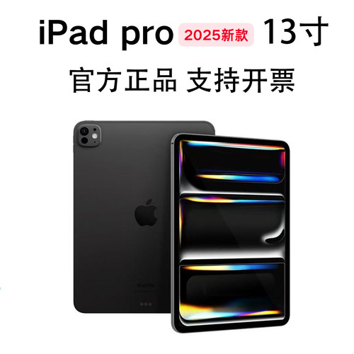 iPad Pro 13 英寸 (M5) 2025新品 平板电脑 配备标准显示屏玻璃