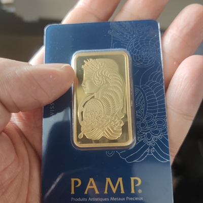 实重1盎司/100克/50克  1:1复刻仿真金条 纯铜镀金 金属工艺品