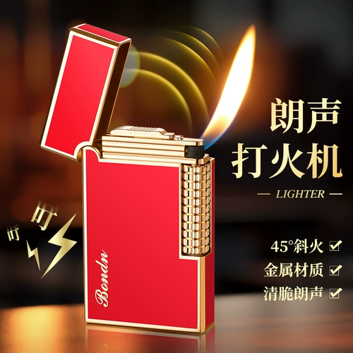 Мужская высококлассная креативная зажигалка с боковым колесиком, популярно в интернете, делается под заказ, подарок на день рождения