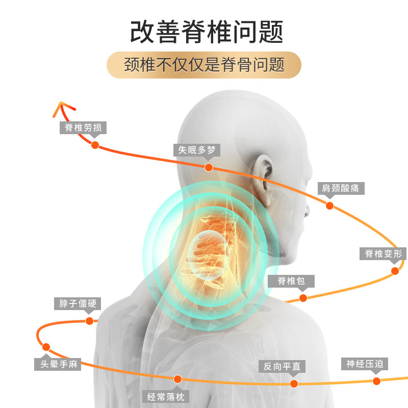 반듯이 자는 베개 스트레칭 베개 경추 목 지지 베개 목 고치기 반듯이 자는 특제 리치백 안티아치 견인베개