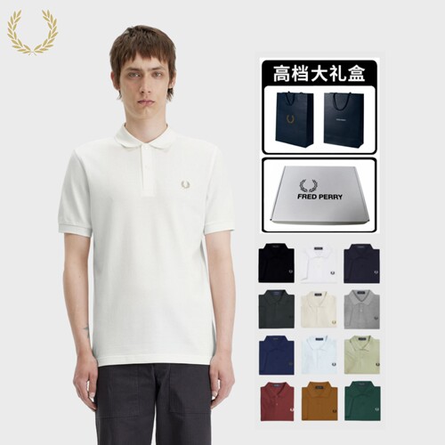 麦穗polo衫男士FP翻领纯色短袖简约商务休闲T恤上衣2026夏季新款